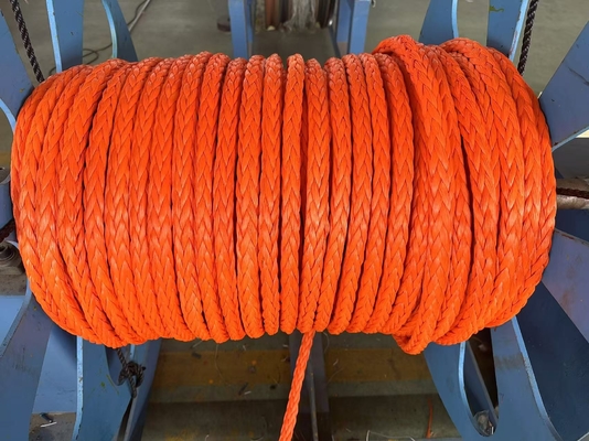100% corda Uhmwpe 12mm 12 fili intrecciati di alta resistenza cordone druabile treppista corda di rimorchio