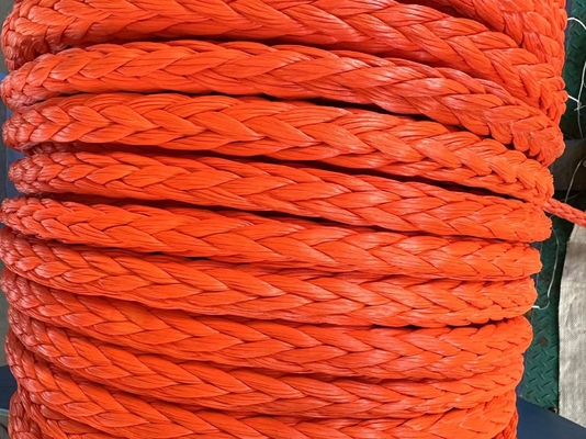 100% corda Uhmwpe 12mm 12 fili intrecciati di alta resistenza cordone druabile treppista corda di rimorchio