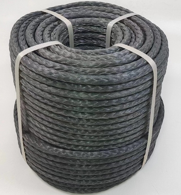 Corde marine UHMWPE pre-allungamento personalizzate 12 fili 48 mm HMPE Corda di ormeggio per navi