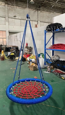 Altalena nido personalizzata 100 120cm, altalena nido per uccelli con corde sospese