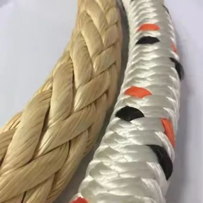Corde UHMWPE doppiamente intrecciate Corde di rimorchio marine da 32 mm