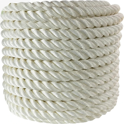 Corda di nylon a 3 fili lunghezza personalizzata da 4 mm a 56 mm per la pesca e la marina