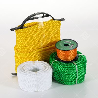 Cima in polietilene PE a 3 trefoli - Galleggiante, resistente ai raggi UV, morbida, resistente all'abrasione per pesca, acquacoltura, nautica, agricoltura