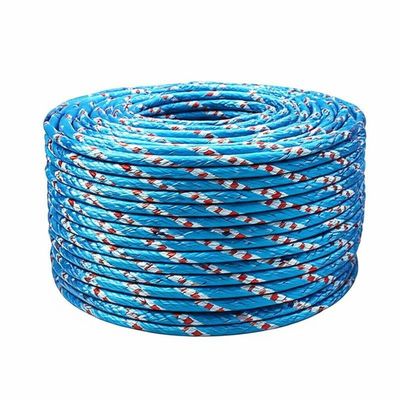 UV Resistance 6mm/8mm 16 Strand PP Braided Rope with Customized Color for Marine & General Use