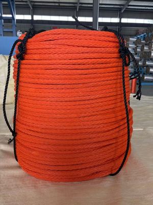 Lunghezze tagliate su misura Resistenza chimica superiore Fune in UHMWPE per uso marino con elevata resistenza alla rottura