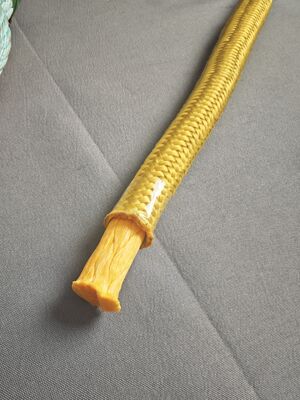 Copertura in poliestere a doppia treccia con anima in fune a 12 trefoli in UHMWPE per ormeggio e ancoraggio di imbarcazioni, con dimensioni personalizzate da 4 mm a 60 mm