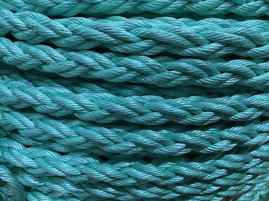 22 mm-32 mm High MBL UV Resistant Floating 8 Strand PP Rope per la marina e l'acquacoltura