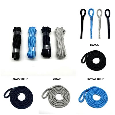 Colore blu 16 strato doppio intrecciato di nylon ancoraggio linea di dock e ancoraggio linea di corda 6mm-60mm vendita calda