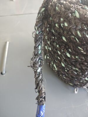 Cime per mitilicoltura in polipropilene a 3 trefoli 16mmx220m colore nero con resistenza ai raggi UV Prodotte a Florescence