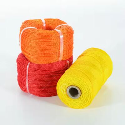 Cima in PE a 3 trefoli con design a cerniera in colori ad alta visibilità per imballaggio resistente agli agenti atmosferici