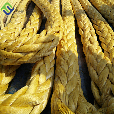 La corda di galleggiamento di Uhmwpe del filo di attracco 12 di HMPE ha intrecciato i marinai 28mm - 96mm