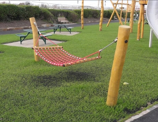 Corda 150CM*80CM di combinazione del campo da giuoco dell'oscillazione dell'amaca dei bambini su misura