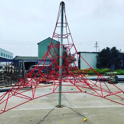 rete rampicante della piramide del campo da giuoco di dimensione su misura 8*8*6m per i bambini