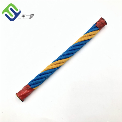 6 poliestere netto rampicante della corda 16mm di combinazione dei fili per il parco di divertimenti