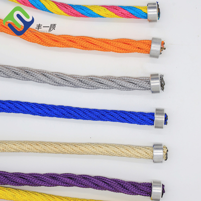 Corda rampicante 16mm di combinazione della corda dell'attrezzatura del campo da giuoco di 6 fili