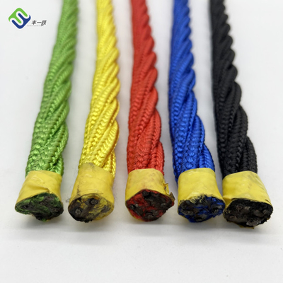 4 Strand Playground Combination Climbing Net Rope per il parco di avventura all'aperto