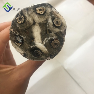 Il filo di acciaio del cavo metallico di combinazione del monofilamento dei pp svuota 6 la corda del campo da giuoco del filo 16mm