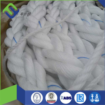 60mm corda Marine Hawser Yacht Mooring Lines della treccia di 8 fili per la nave