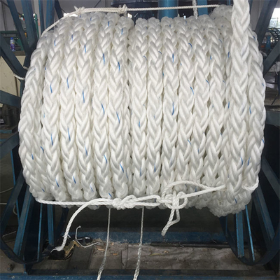60mm corda Marine Hawser Yacht Mooring Lines della treccia di 8 fili per la nave
