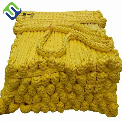 La corda di galleggiamento di Uhmwpe del filo di attracco 12 di HMPE ha intrecciato i marinai 28mm - 96mm