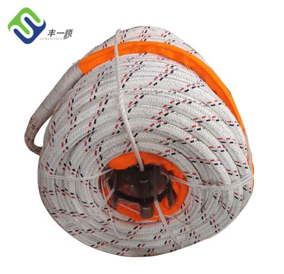 Corde di ancoraggio per rimorchiatori di navi a doppia trama di carbone UHMWPE con copertura in poliestere