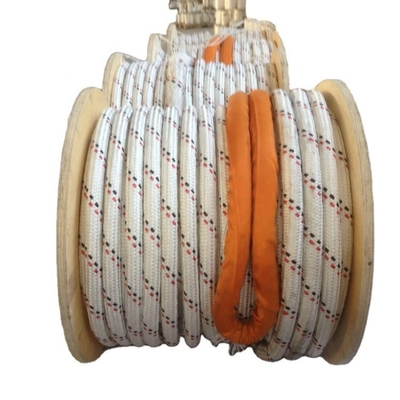 Corde di ancoraggio per rimorchiatori di navi a doppia trama di carbone UHMWPE con copertura in poliestere