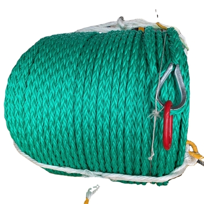 44mmx500m raffio della corda di combinazione del mare profondo di 8 fili che scorre le corde