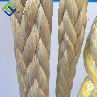 Il doppio della fibra di poliestere ha intrecciato il rimorchio della corda di UHMWPE che pescar a strascico il filo 12