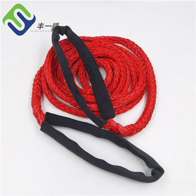 16mm impiombato 12 corda HMPE marino Tug Boat Tow Rope del filo UHMWPE