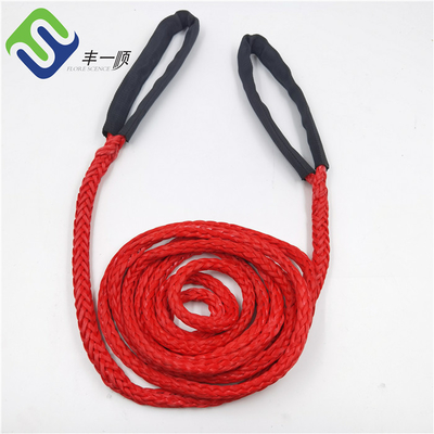 16mm impiombato 12 corda HMPE marino Tug Boat Tow Rope del filo UHMWPE