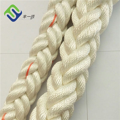 8 Strand Nylon Rope Heavy Duty Marine Mooring Line with Customizable Length and Good Knotability