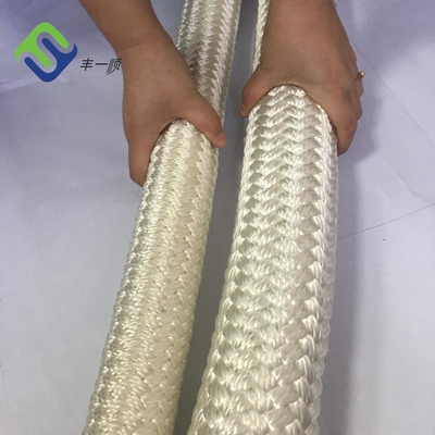 Il doppio ha intrecciato la corda di nylon del filo di Marine Mooring Ropes 12 per le grandi navi