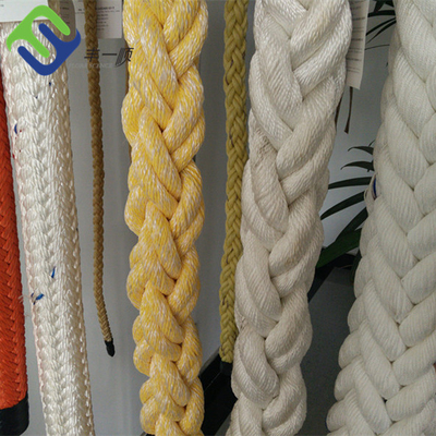 Filo di Marine Polyester Mooring Rope 8 resistente alla corrosione entrambe l'estremità con gli occhi