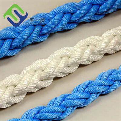 Filo di Marine Polyester Mooring Rope 8 resistente alla corrosione entrambe l'estremità con gli occhi