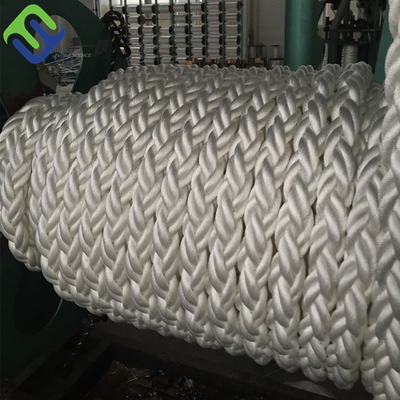 Il doppio della prova di usura ha intrecciato l'attracco della corda di nylon della poliammide bianca della corda