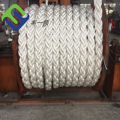 Diametro 56mm×220m corda d'attracco di nylon intrecciata 8 fili con il certificato dell'ABS