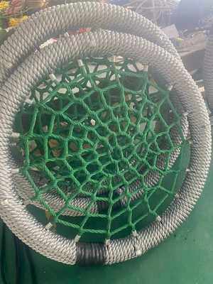 Grigio Verde Colore misto 100cm di diametro 12cm anello Parco giochi Swing di rete con elevata capacità di carico