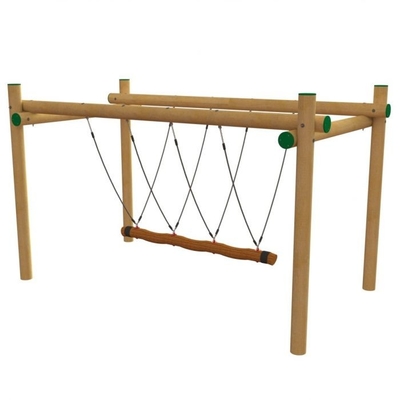 Poliestere d'attaccatura 120mm 2.5m del ponte di corda del campo da giuoco dell'insieme dell'oscillazione densamente