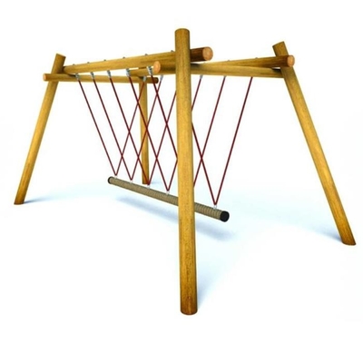 Poliestere d'attaccatura 120mm 2.5m del ponte di corda del campo da giuoco dell'insieme dell'oscillazione densamente