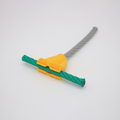 Connettore di plastica 16mm della corda del campo da giuoco di PA6 T colorato per rete rampicante