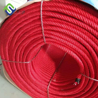 Filo del cavo metallico 6 di combinazione del multifilamento dei pp con il centro della fibra
