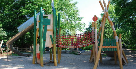 Tunnel all'aperto del reticolato della corda dei bambini del campo da giuoco con la dimensione su misura