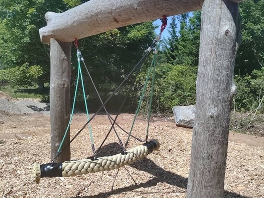 150mmx4 misura il ponte con un contatore di corda del campo da giuoco con la corda di attaccatura di combinazione