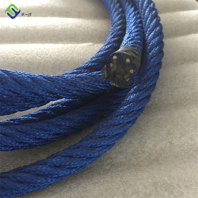 Resistente UV rampicante del poliestere di combinazione della corda della prova netta del vandalo