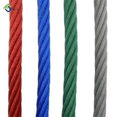 Corda combinata con anima in filo di acciaio PP da 6 fili da 16 mm per rete da arrampicata per parco giochi